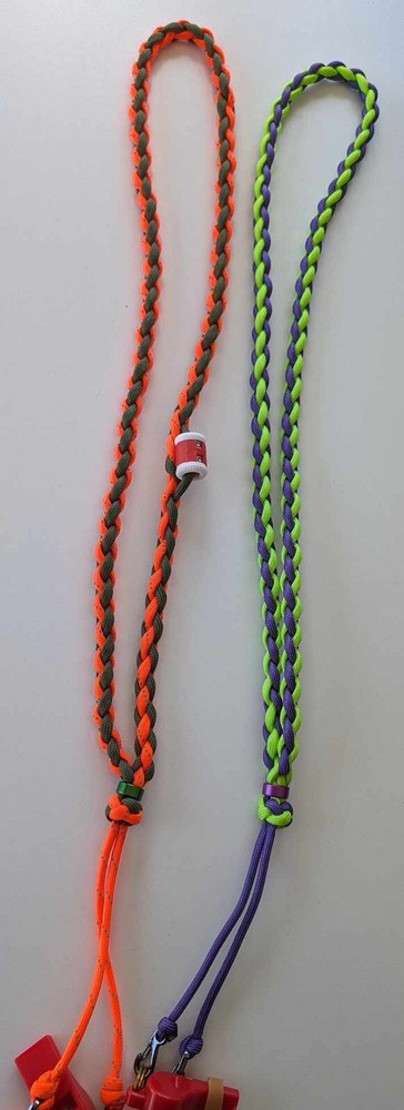 Paracord Whistle Lanyard, Dog Training, Flush Counter