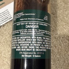 Mace Guard Alaska 9 oz. Bear Repellent Survival Spray Deterrent READ