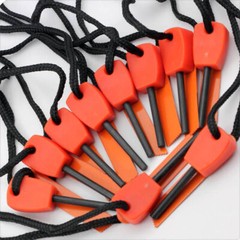 10x Fire Starter Scraper Flint Striker Survival Kit Ferro Rod Outdoor Camping