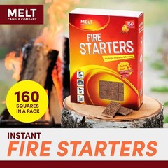 Campfire Grill Starters – 160 pcs Weather-Resistant Sticks