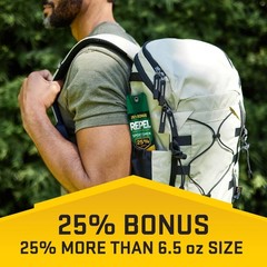 (2 pack) Repel Insect Repellent Sportsmen Formula 25% DEET, Bonus Aerosol, 8.125