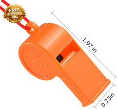 72Pcs Plastic Whistles Bulk Whistles Training Sports Whistles Loud Toys Whistle