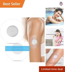 Hypoallergenic Waterproof Adhesive Patches for CGM – 15-Day Stay 60 Pieces