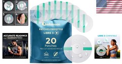 Freestyle Libre 3 Sensor Covers – 20 Durable Waterproof Patches Ideal for Sports