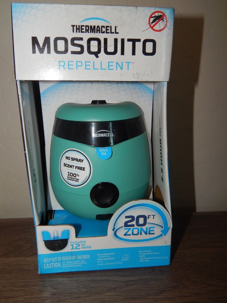 Thermacell Mosquito Repellent E-Series Rechargeable Repeller with 12 Hour Refill