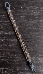 Handmade «Lightening Bolt Cobra Variation» Paracord Bracelet for a 7.5″ Wrist