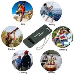 3 Frequency Survival Whistle High Decibel Emergency Camping Hiking Whistle 1-10P