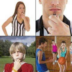 1-5Pcs Metal Referee Whistle With Key Ring Sports School Football Rugby Outdoor