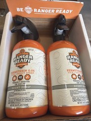 (2) RANGER READY clothing-worn repellent PERMETHRIN 0.5% scent zero MIST SPRAY