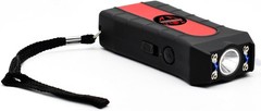 Mini Stun Gun Flashlight Rechargeable Powerful EDC Black