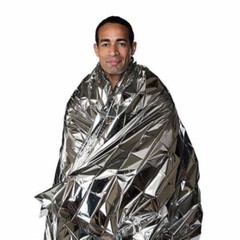 10 PACK • Emergency Solar Blanket Survival Safety Insulating Mylar Thermal Heat