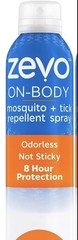Zevo On Body Mosquito Repellent + Tick Repellent – Bug Spray 6 Oz Each