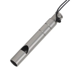 2pcs Survival Loud Emergency Whistles: 120db Outdoor Survival Titanium Alloy