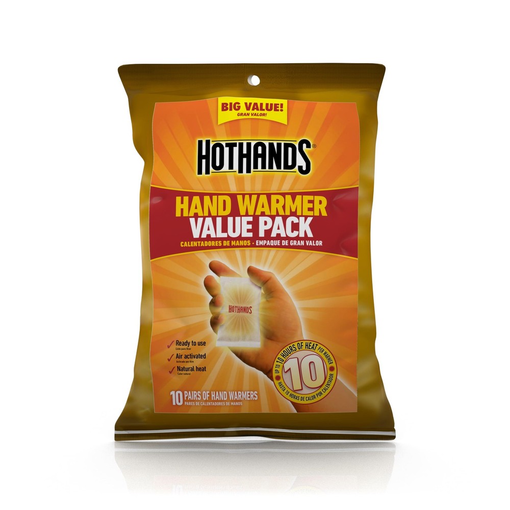 HotHands Hand Warmer Value Pack, 10 Count (Pack 10 of 1), Beige