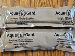 Aqua-Gard – Emergency Hydration Gel for Disaster Preparedness – 2-3.03 Oz Tubes