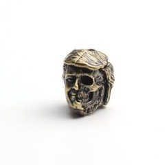 Trump Face Skull Beass Bead Paracord Knife Bead Pendant Lanyard Bead