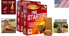 Fast Igniting Fire Starter Cubes – 320 Count for BBQ & Camping Essentials