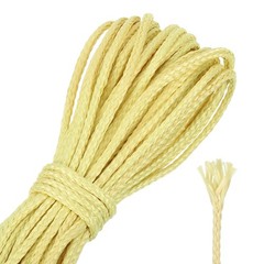 Yellow 1000lb 2.6mm Diameter 50Ft Fishing Line Wind Chime String Kite Line