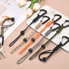 Paracord Keychain Carabiners, 11″ & 3Pcs & Orange-Fitting for (Outdoor)