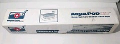 New Unused AquaPod Kit Temporary In-Home Bathtub Emergency Water Storage 65 Gal