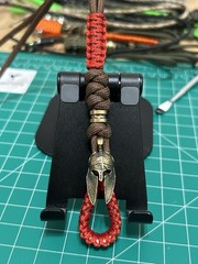 Sparrow’s EDC Tactical Paracord Breakaway Neck Lanyards Spartan Helmet Bead