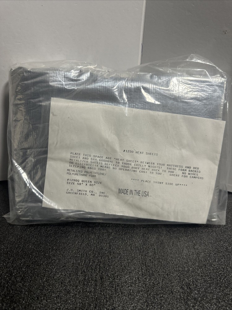 Emergency Blankets for Survival Gear Heat Sheet NIP 58×60 Queen Camping