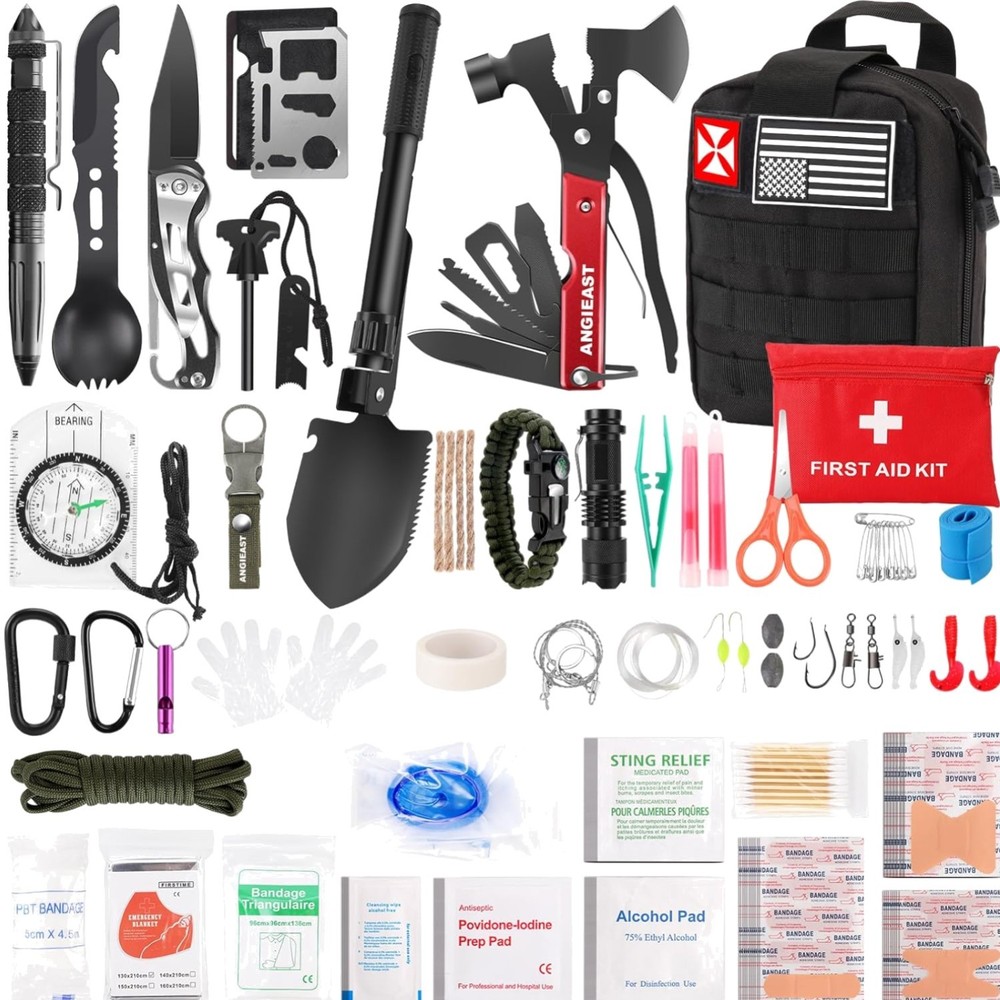 Professional Survival Kit 256 in 1 – Essential First Aid Gear for Outdoor Safety