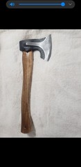 13.3″ VIKING BUSHCRAFT CAMPING SURVIVAL AXE, HIGH MANGANESE FORGED STEEL BLADE