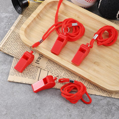 4 Packs Loud Crisp Sound Sports Whistles, Plastic Sports Whistles with Lanyard,