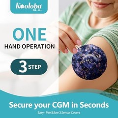 Waterproof Adhesive Patches for Libre 3 – Sensor Covers, Easy-Peel, Full Coverag