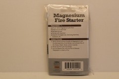 Magnesium Fire Starter Emergency Survival Flint Striker with Compass