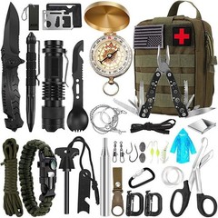 Tactical Emergency Equipment Survival Kit Outdoor Sport Hiking Camping SOS Tool