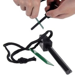 Fire Starter Flint Steel Striker Ferro Rod Waterproof Fire Steel Camping Lighter