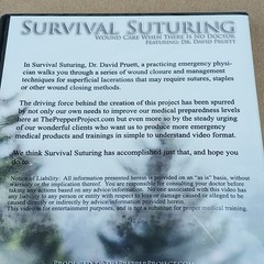 Survival Suturing: Wound Care When There is No Doctor DVD New Sealed Rare