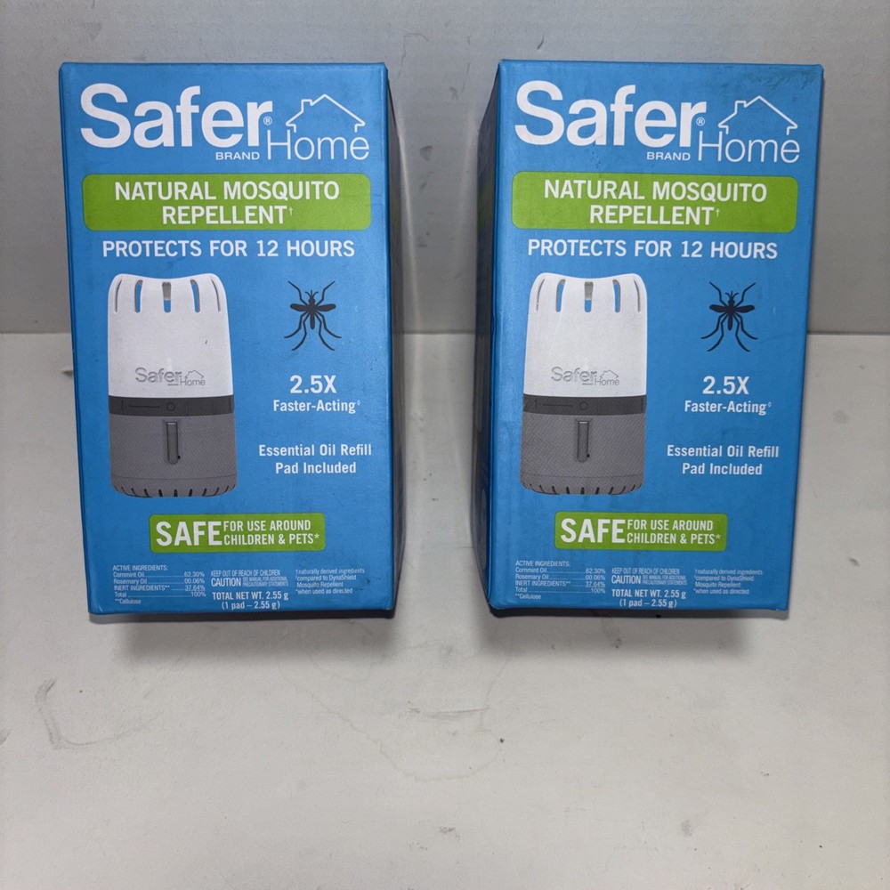2 PACK Safer Home SH1200 Indoor/Outdoor Mosquito Repellent Lantern (BRAND NEW)