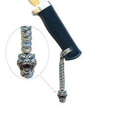 Brass Metal Beads EDC Lanyard Bracelet Paracord Jewelry EDC Outdoor Tool DIY