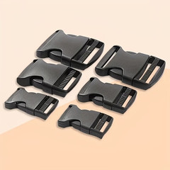 CRAFTS, 5 8″ ,1/2 «and 3/8» inch Black Plastic RELEASE B UCKLE PACKED 20 OF EA