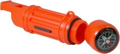 Coghlan’s 5-in-1 Survival Aid, Fire Starter Flint Tool, Compass Whistle, Lanyard