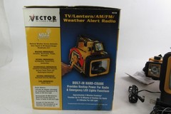 VECTOR VEC135 Storm Tracker TV Radio Weather Alert NEW OPEN BOX WORKS SEE VIDEO