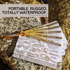 Knot Tying Kit – Outdoor Knots Pocket Guide, Webbing, and Paracord for Practi…