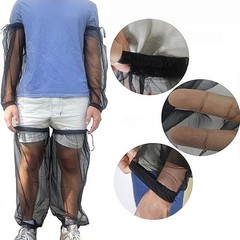 Anti-mosquito Breathable Leg Cover Outdoor Camping Hiking Mesh Arm Mosquito Net