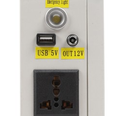 110V Hand Crank Generator Emergency USB Charger Camping Outdoor Survival LED