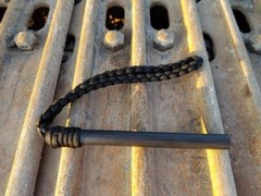 Ferro Rod Fire Starter – The BigDaddy – Black – 5in by 1/2in with 550 Paracord