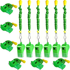 12 Packs Sports Whistles with Lanyard, for Coaches, Referees and Officials