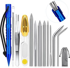 12-Piece Paracord Fid Set – Durable Stainless Steel Tools for Leather Crafting