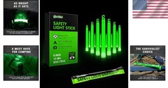 Individually Wrapped Glow Sticks – Industrial-Grade Emergency Lighting (20 Pack)