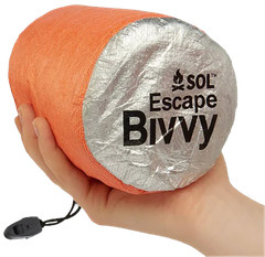 SOL Escape Bivvy with Hood – Emergency Preparedness Blanket – Reflects 60 gsm