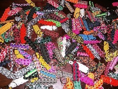 Paracord / Survival Key Chain Lot of 25