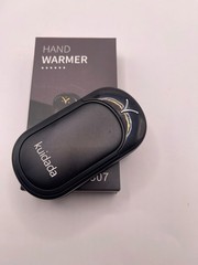 Kuidada C307 Electric Hand Warmer Black Adjustable Heat Reusable 7hr Camping