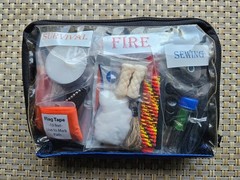 Premium SURVIVAL and REPAIR kit – Great for car, home, camping, 60+ items